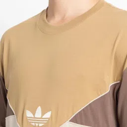 Adidas Originals Brown Cotton Regular Fit Printed T-Shirt image 4