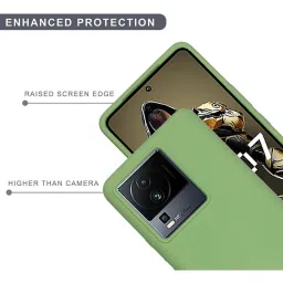 Sprig Liquid Silicone Back Cover for IQOO Neo 7 Pro 5G (Green) image 4