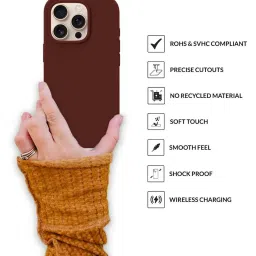 Sprig Back Cover for iPhone 16 Pro Max (Brown) image 4