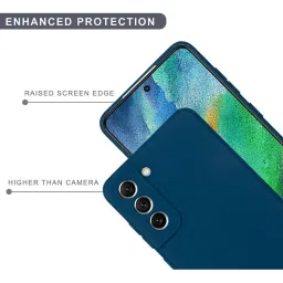 Sprig TPU Matte Back Cover for Samsung Galaxy S21 FE 5G (Blue) image 4