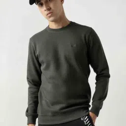 Wildcraft Olive Regular Fit Sweatshirt-picture-21