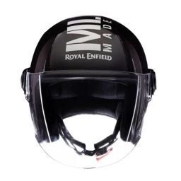 Royal Enfield Gloss Black MLG Open Face Helmet - L-picture-8