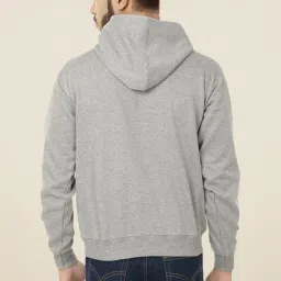 Weardo Grey Printed Hoodie image 2