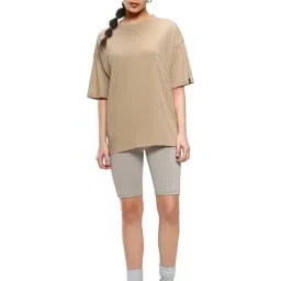 Bewakoof Yellow & Beige Cotton T-Shirt - Pack of 2 image 4