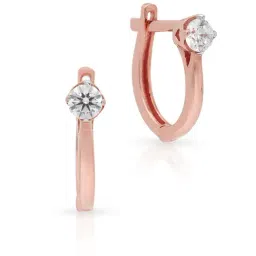 malabar gold and diamonds Malabar Gold & Diamonds BIS Hallmark (750) 18k Rose Gold Earring For Women-picture-29