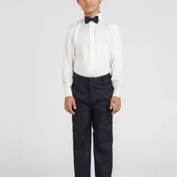 Kids Island Boys Navy Cotton Suit Set image 5