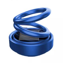 Cartronics Double Ring Rotating Shaped  Car Air Freshner Blue-picture-4