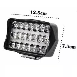 SHOP4U Waterproof Super Bright 21 SMD LED Fog Light Pack of 2 Compatible with Royal Enfield All Models with on/Off Switch, White Color Light image 4