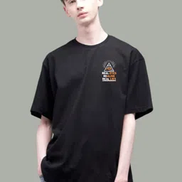 Uniplanet store Graphic Printed Round Neck Drop-Shoulder Sleeves Oversized T-shirt-picture-11