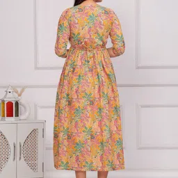 ANUOM Floral Print Maternity Fit & Flare Midi Dress image 2