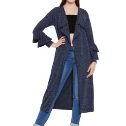 Hypernation Navy Self Pattern Shrug-picture-35