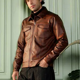 Campus Sutra Men Lightweight Bomber Jacket image 4