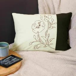 Pravaah India Primula Sham Cushion Cover | Printed | Recycled Cotton | 13x20 Inch | With or Without Cushion Insert-picture-17