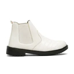 Tiny Bugs Boys Textured Ankle-Length Chelsea Boots image 4