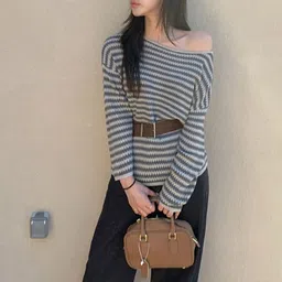 LULU & SKY Women Striped Pullover-picture-43