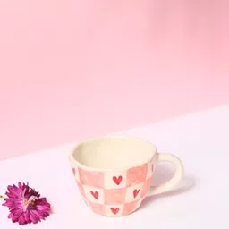 WEAVING HOMES White & Red Printed Ceramic Glossy Cups Set of Cups and Mugs-image-37