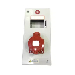 FTC 32 Amp 5 Pin Plug & Socket Sheet Steel Metal Enclosure Without MCB, PSE-32/5/1-picture-14