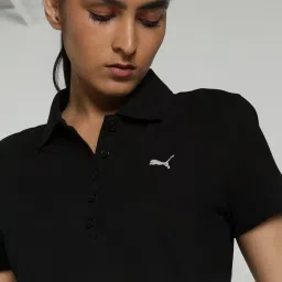 Puma Black Cotton Sports T-Shirt image 4
