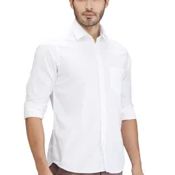 Colorplus White Tailored Fit Shirt image 4