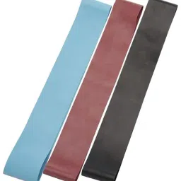 Domyos by Decathlon Gym Mini Resistance Band - 5-6-7 kg - Turquoise/Burgundy/Black-picture-21