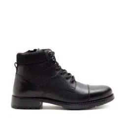THOMAS CRICK Men's Black Derby Boots-image-47