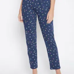 Clovia Blue Printed Pyjamas-picture-10