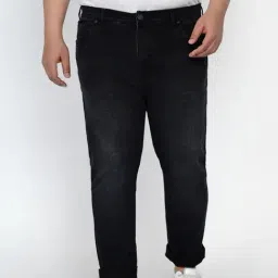 John Pride Black Cotton Plus Size Jeans-picture-23