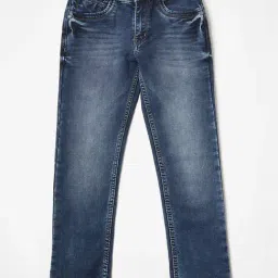 crimsoune club Crimsoune ClubKids Denim Blue Slim Fit Jeans-picture-17