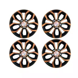 Auto Pearl Car Black Copper Wheel Cover Caps 35.56 cm (14 Inch) Press Type Fitting for Honda Amaze Type-2-picture-14