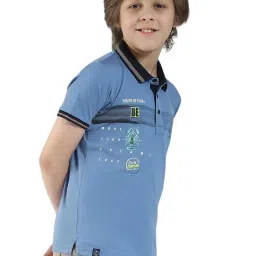Monte Carlo Boys Blue Printed T-Shirt image 4