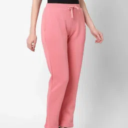 Sweet Dreams Pink Mid Rise Sports Track Pants image 4