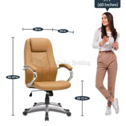 Divano Modular Tan Modern India Seating Office Chrome Series MI221 image 4