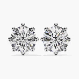 VALANOVA 925 Sterling Silver Plated Diamond Earrings 1.4 gm-picture-20