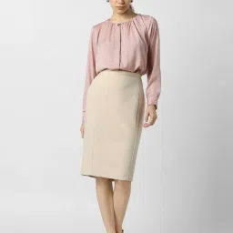 Van Heusen Pink Regular Fit Printed Shirt image 4