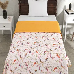 Myntra Elegant Homes Yellow 180 GSM Ethnic Motifs Cotton AC Room Single Bed Dohar-image-75