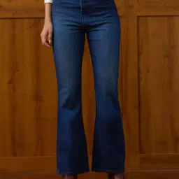 U.S. Polo Assn. Blue Cotton Bootcut Fit Jeans-picture-19