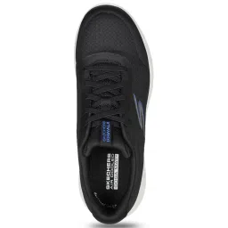 Skechers Men's GO WALK MAX - MIDSHORE Black Walking Shoes image 4