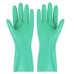 Safe Cure Chemical Acid Resistant Nitrile Safety Hand Gloves For Gardening And Home Usage (Pack of 10 Pair)-picture-39