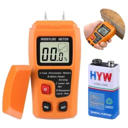 KERRO Wood Moisture Meter with 0-99% Measurement Range and 0.1% Resolution, KT-10 image 4