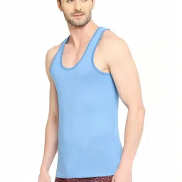 VIP Assorted Cotton Regular Fit Vest - Pack Of 3 image 4