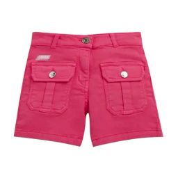 Tiny Girl Hot Pink Cotton Barbie Printed Shorts-picture-20