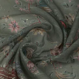 Meena Bazaar Embroidered Unstitched Dress Material image 4