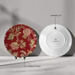 Nestroots Ethnic Printed Multicolor Porcelain Wall Plate image 4