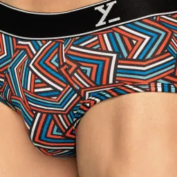 XYXX Multicolor Printed Cotton Briefs - Pack of 2 image 4