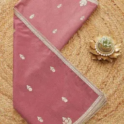 Soch Red Poly Silk Embroidered Dupatta-image-27