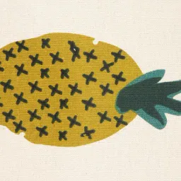 Klotthe White & Yellow Cotton Cushion Covers - Set of 5 image 5