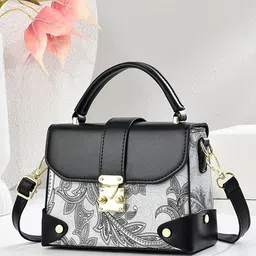 StyleCast Women Floral Printed Structured Satchel Bag-picture-16