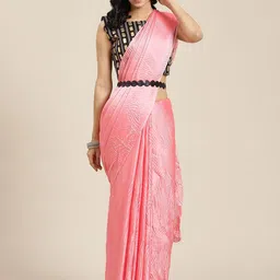 KALINI Women Solid Saree-image-2