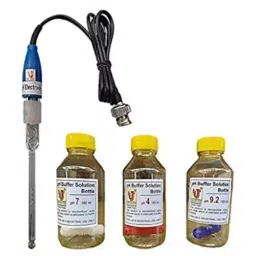 Lab Junction pH Micro Combination Electrode with 4,7 and 9.2 pH Bottle for pH Meter-picture-26