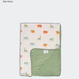 THE PLUSH CLUB Green Single Bed Blanket image 5